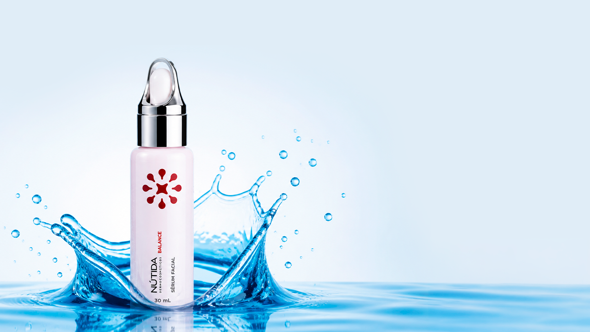 Fundo Sérum Facial Balance com Ácido Hialurônico